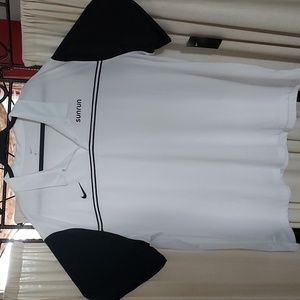 Men's big and tall 4xl Nike, golf, polo shirt, white and blue